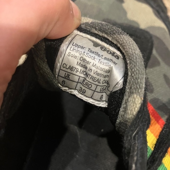 GOLA Montreal Camo Sneaker In Dark Khaki/ Black size 8 - Picture 7 of 7